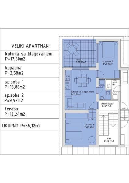 Apartments Rebac 穆泰尔岛 外观 照片